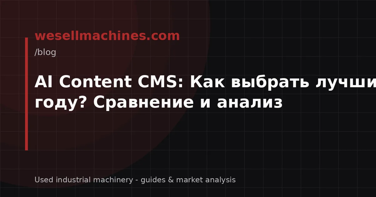 AI Content CMS: Как выбрать лучший в 2026 году? Сравнение и анализ