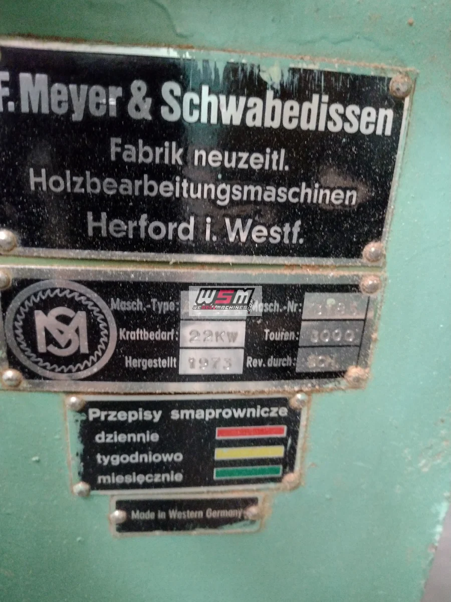 Piła do rozkroju płyt F.Meyer & Schwabedissen AS 162 Z