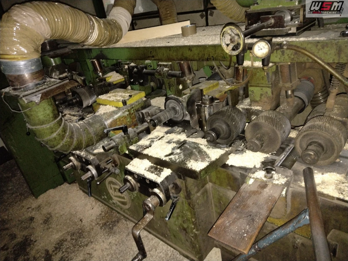 Four side moulder WEINIG UNIMAT 14N 5 heads + universal