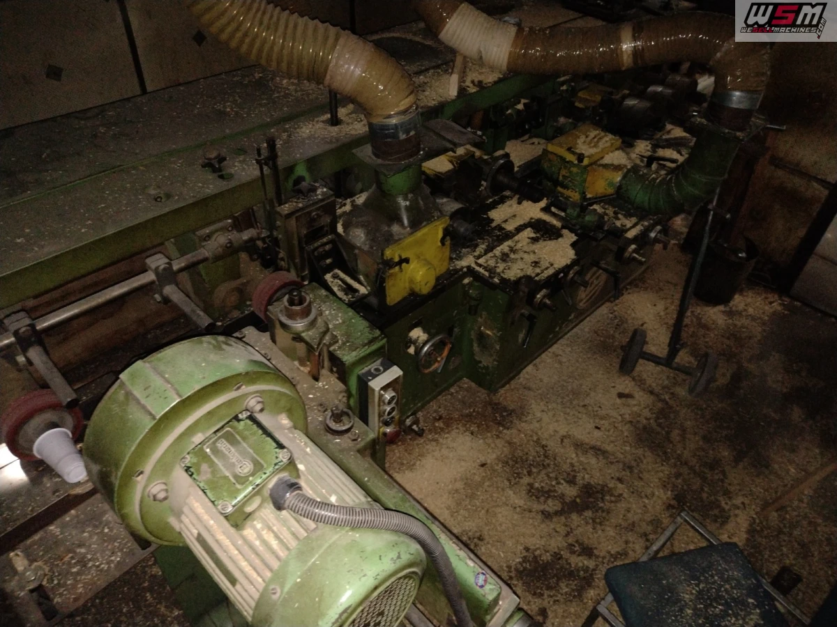 Four side moulder WEINIG UNIMAT 14N 5 heads + universal