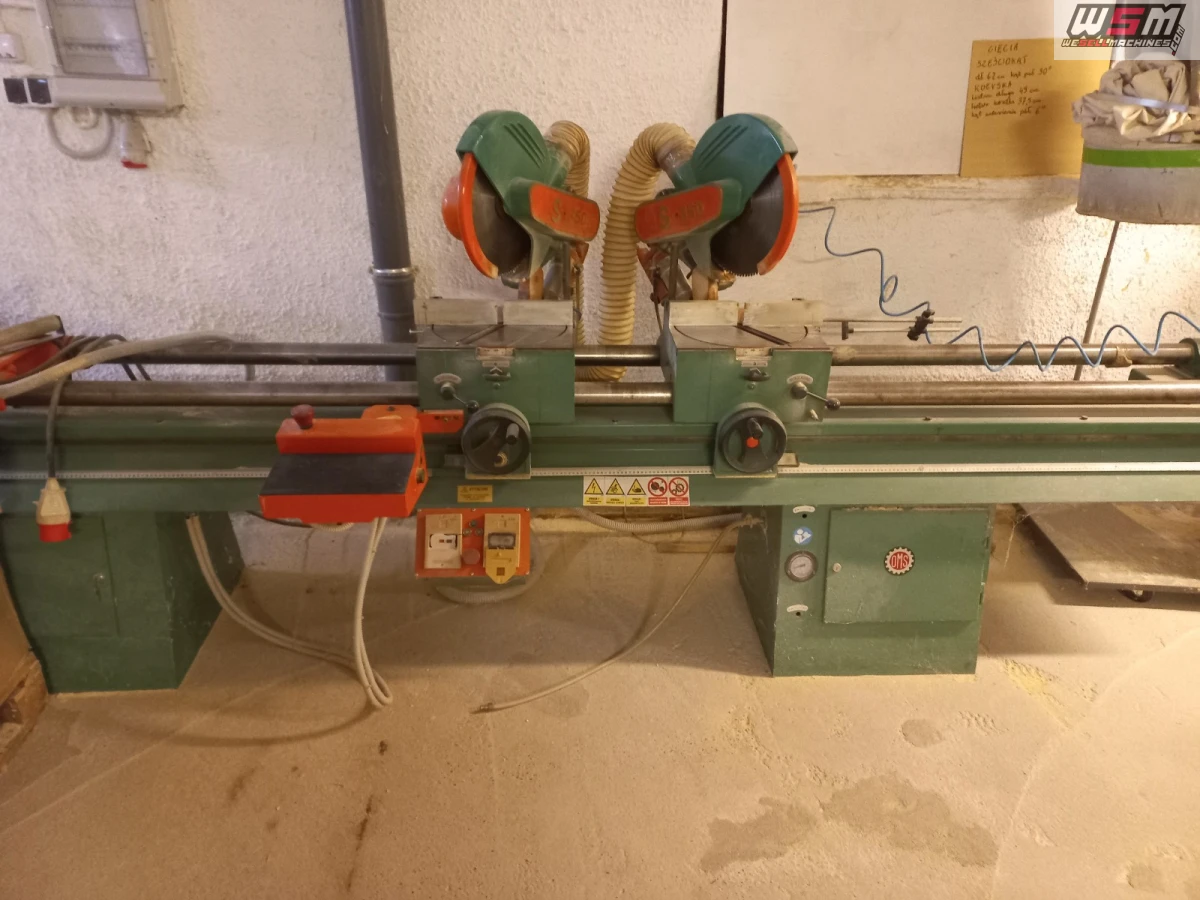 Double saw for wood PVC aluminum OMS INVINCIBLE OK SUPER 350