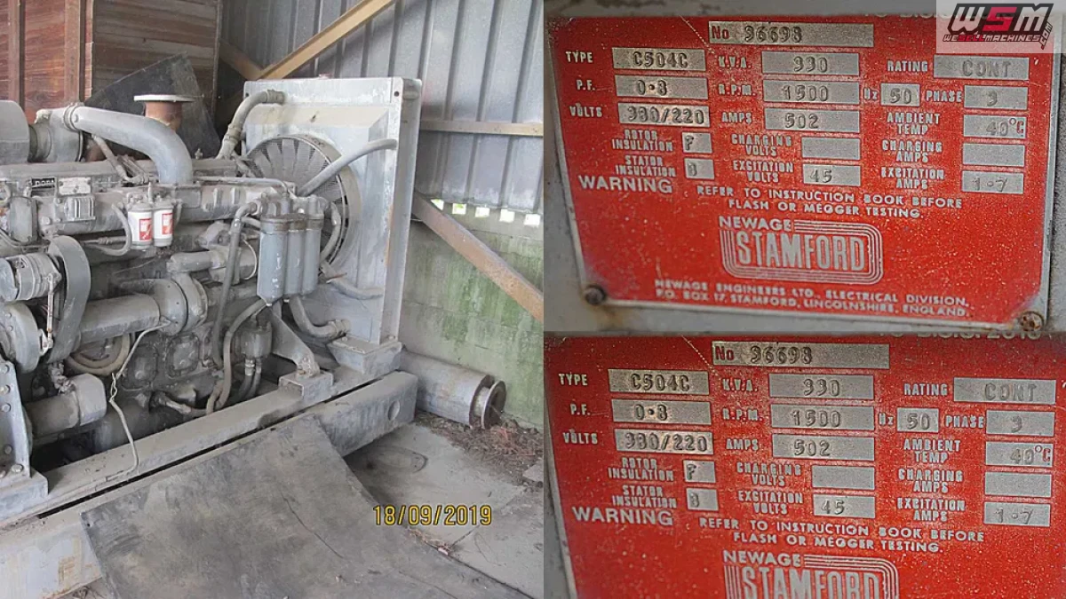 The 2x 330kVA DORMAN STAMFORD C504C Generator Set
