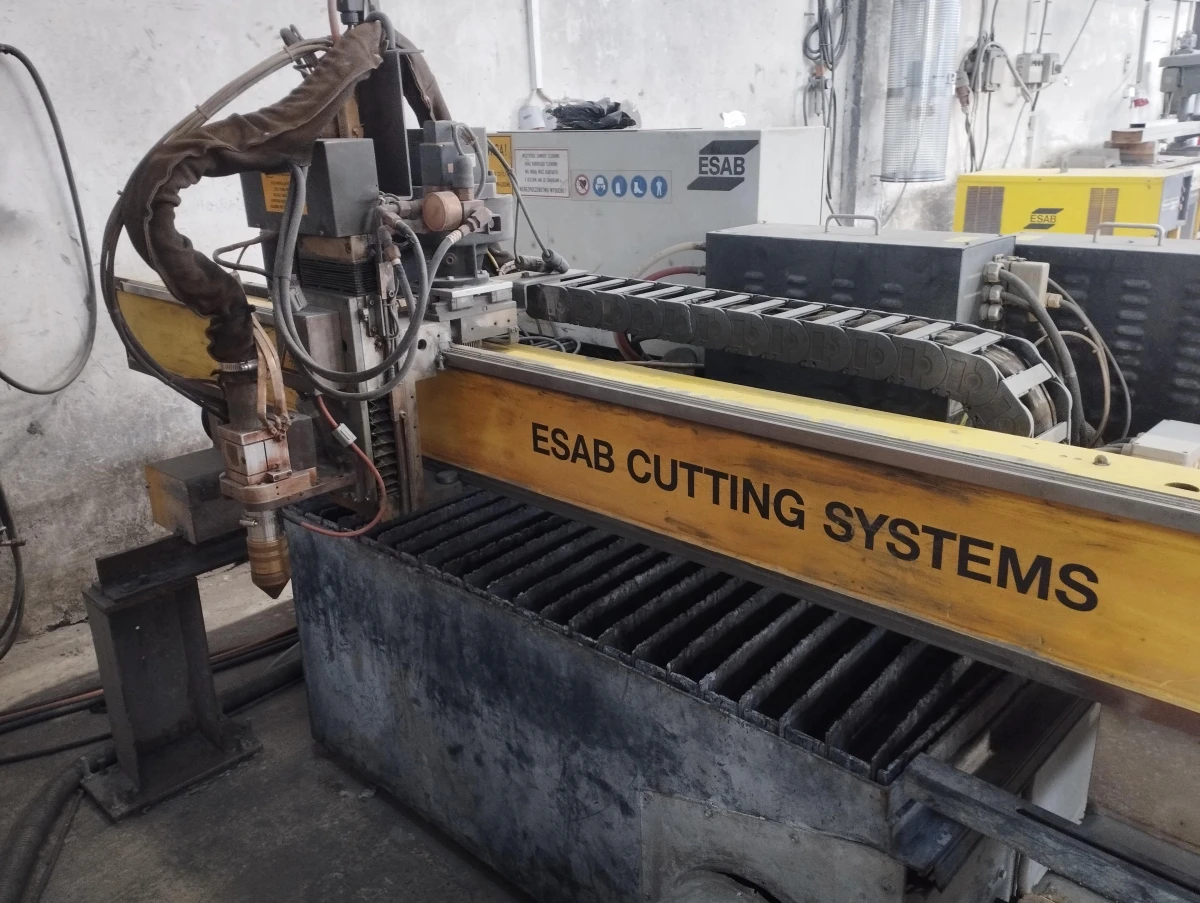 ESAB CNC EAGLE 2000 plasma cutter, 3x1.5m size, manufactured in 2009
