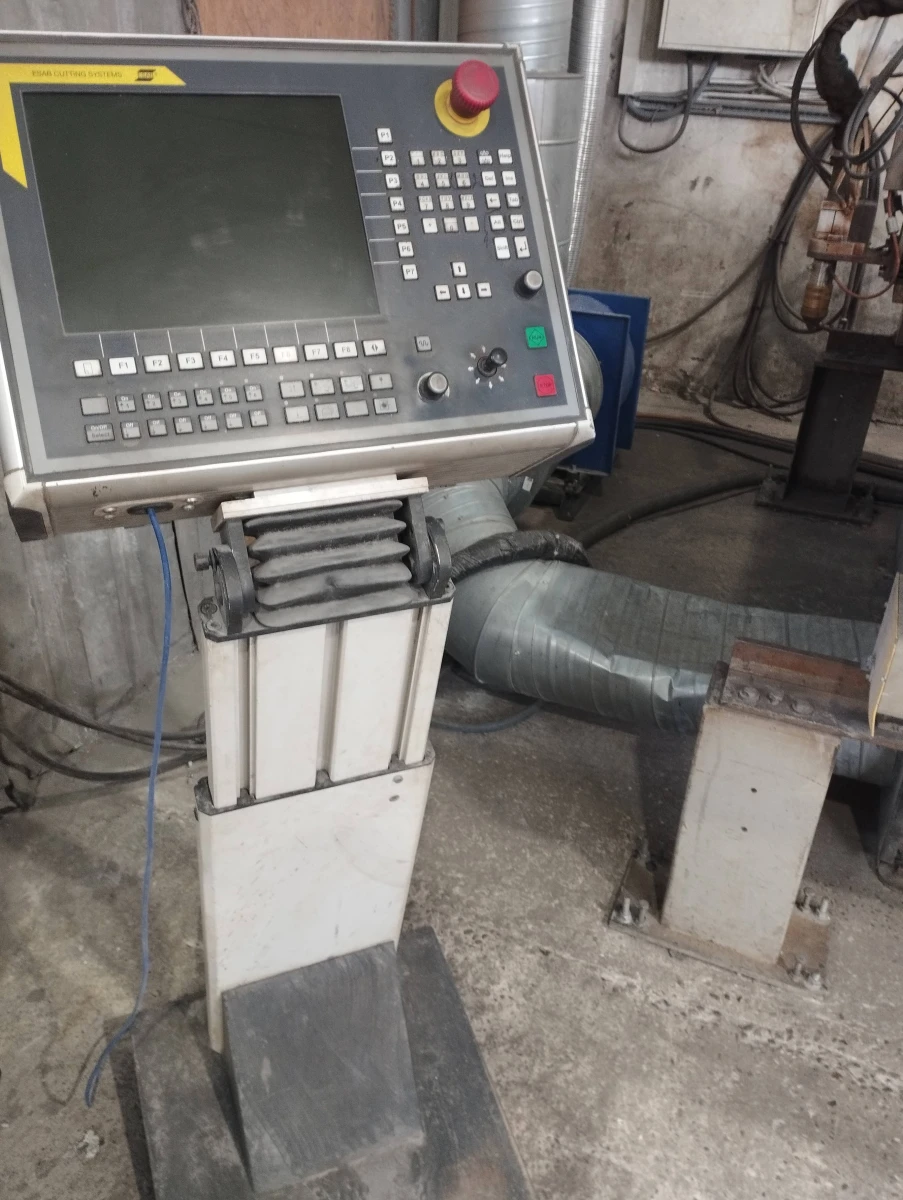 ESAB CNC EAGLE 2000 plasma cutter, 3x1.5m size, manufactured in 2009