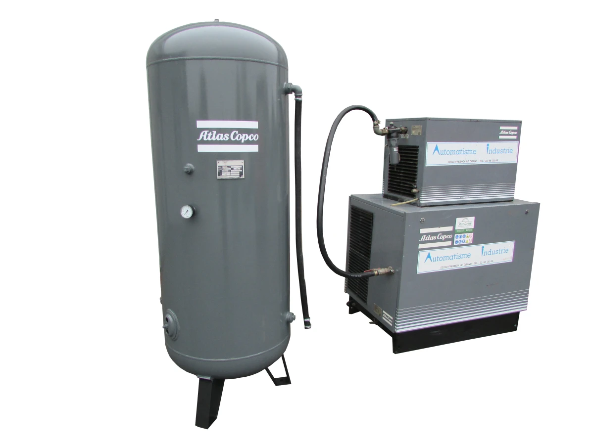 Atlas Copco GA 11 compressor with dryer, 900l
