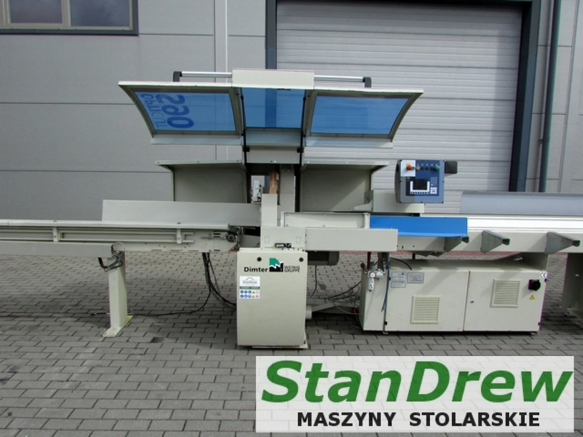 Weinig Dimter OptiCut S 90 optimizer with 2 ejectors
