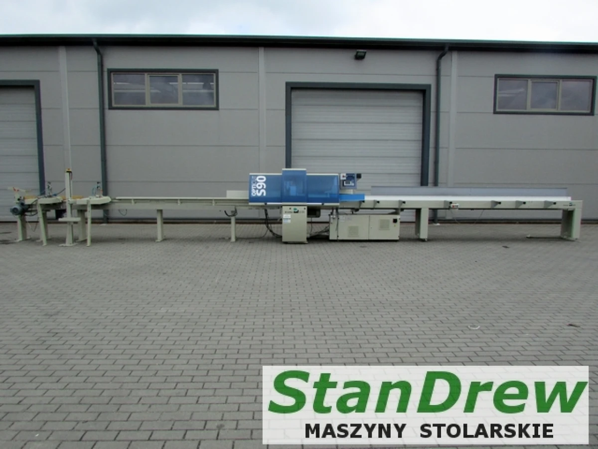 Weinig Dimter OptiCut S 90 optimizer with 2 ejectors