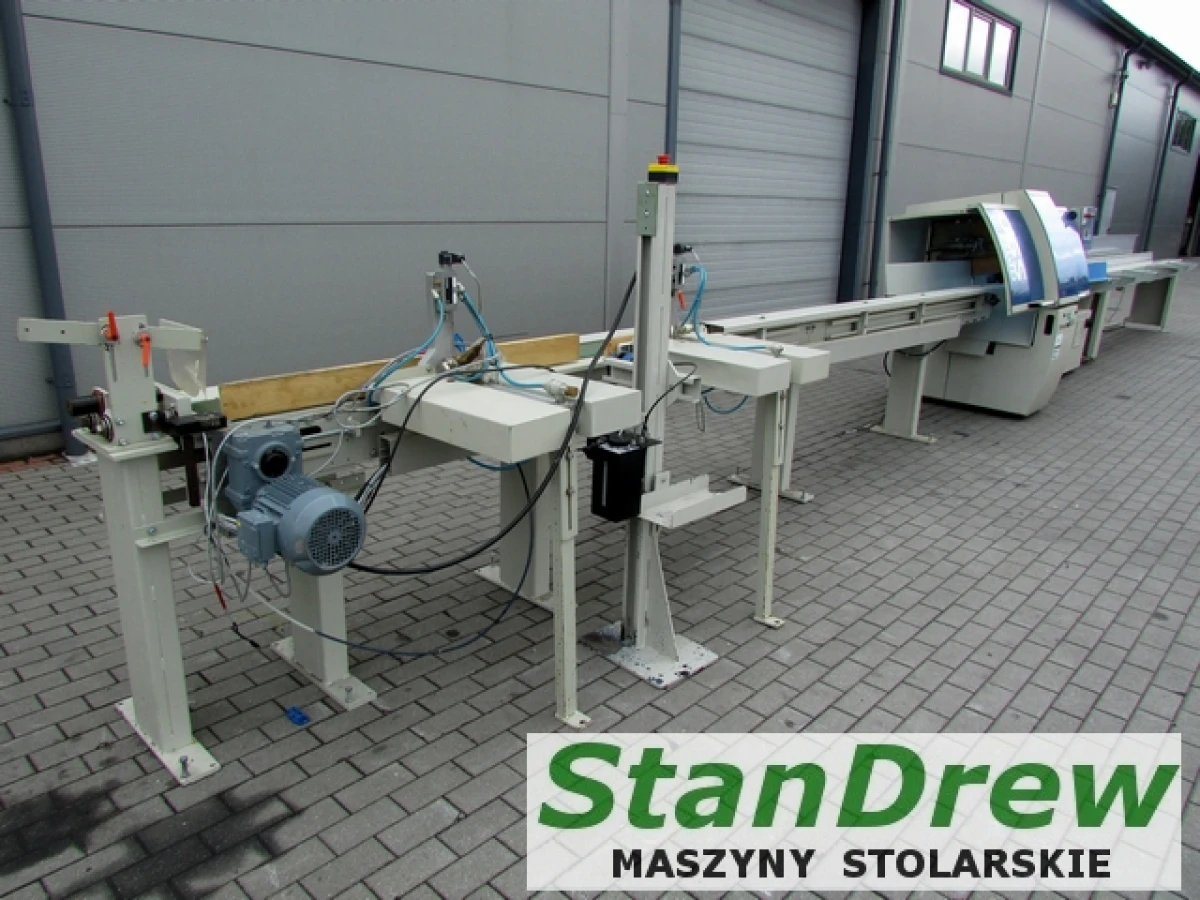 Weinig Dimter OptiCut S 90 optimizer with 2 ejectors