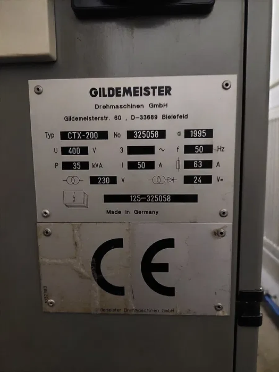 GILDEMEISTER CTX 200 CNC Lathe (Automatic Lathe) with Full Tooling