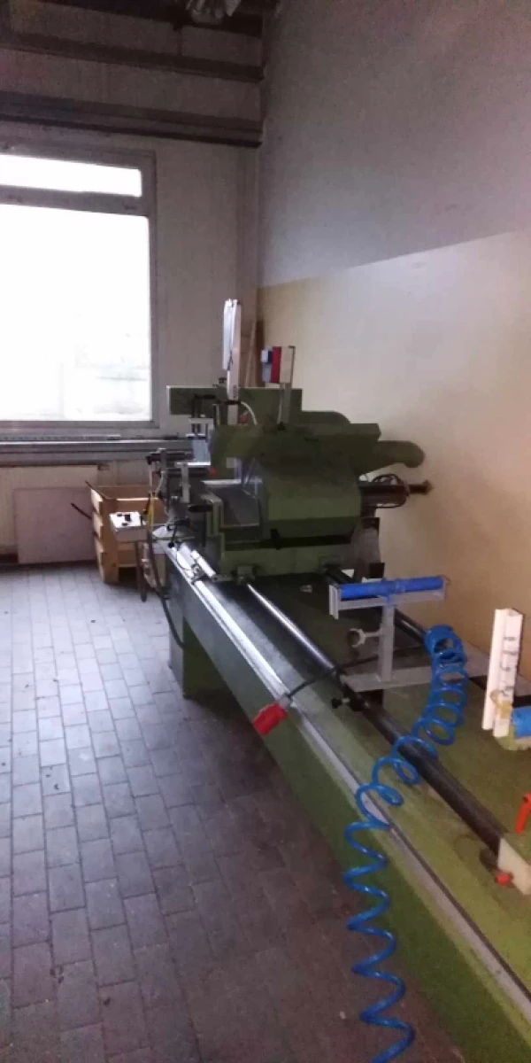 HAFFNER DGS 182 Double Miter Saw - Ideal for Aluminum and PVC Profiles (Year of Manufacture 1997)