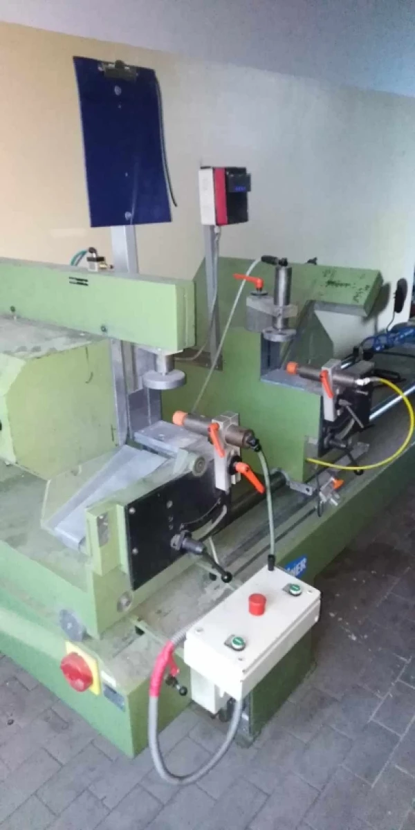 HAFFNER DGS 182 Double Miter Saw - Ideal for Aluminum and PVC Profiles (Year of Manufacture 1997)