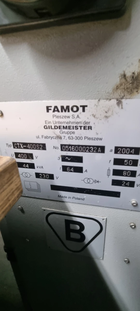 FAMOT CTX-400S2 CNC Lathe (Year of Manufacture 2004) - Functional, Ready for Work!