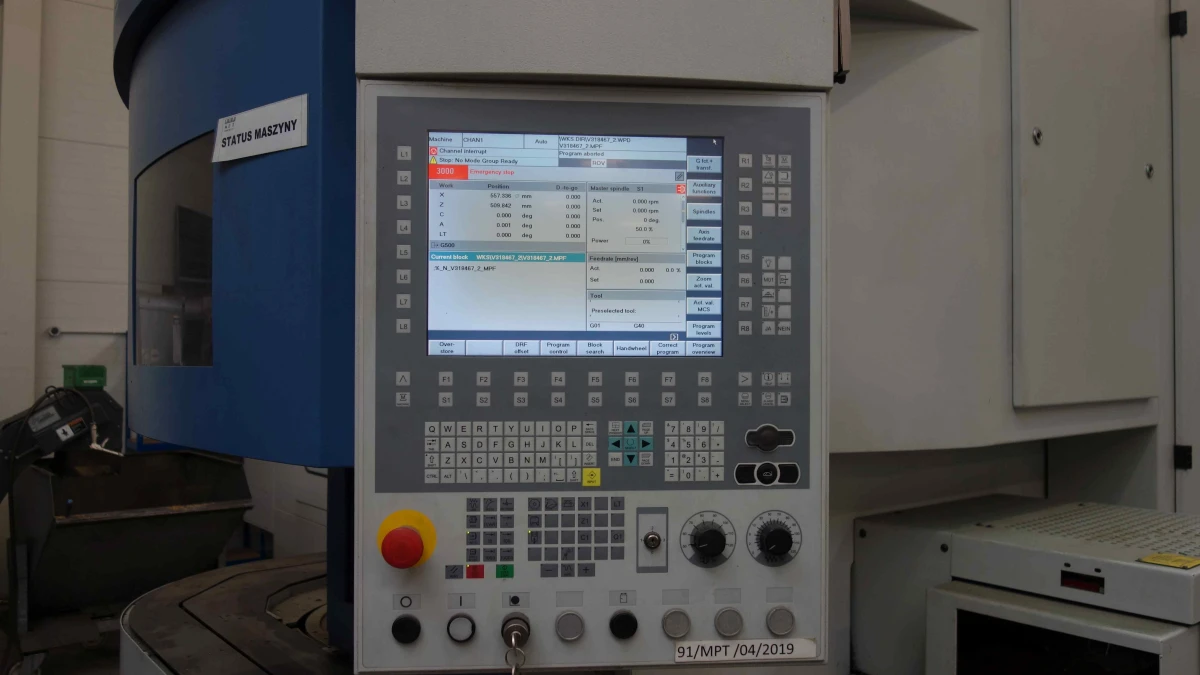 Używana Tokarka Pionowa CNC EMAG VL5i