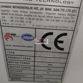 Pilarka rolek z papierem, laminatem,CPL UNIMAK PLS 2200