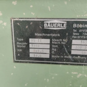 Sliding table saw BAUERLE DS II