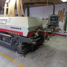 Angle machine for windows and doors CNC WEINIG UNICONTROL 10 with tools