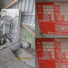 The 2x 330kVA DORMAN STAMFORD C504C Generator Set