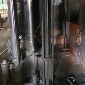 Vertical presses for lead bars manufactured by Ponar Wadowice