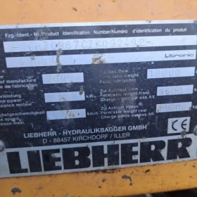 Liebherr Model: A900C LI, year 2004