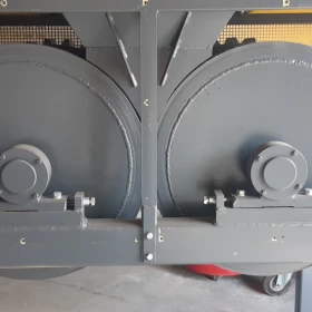 Device for briquetting coal dust