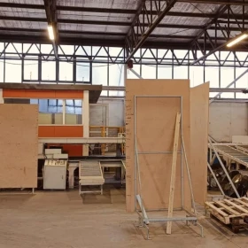Technological line for the production of corrugated cardboard, model WJ150-1600-3, and a cardboard drying line