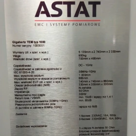Used GTEM-1000 Chamber (ASTAT)