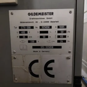GILDEMEISTER CTX 200 CNC Lathe (Automatic Lathe) with Full Tooling