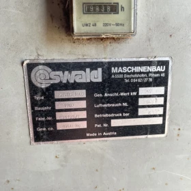 Used Oswald RM 203 Rounding Machine - Precision and Efficiency in Round Wood Processing