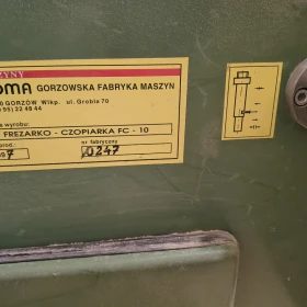 GOMA FC-10 Tenoning & Shaping Machine | 1997 | 10 kW | Full Technical Docs