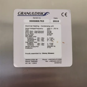 Granuldisk GD 900 – Efektivní myčka nádobí na granulované materiály pro průmyslové aplikace