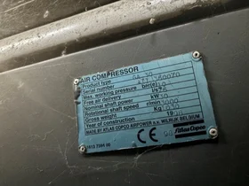 Screw Compressor Atlas Copco GA 45VSD+ with Dryer FD180VSD (2022)