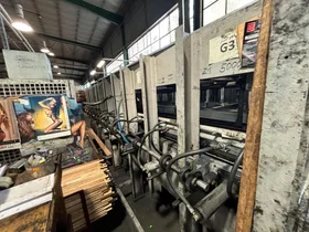 Hydraulische Presse für Holzleimung Baioni Presse TR2 5500x1380 (1998)