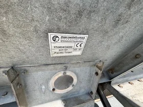 Large Steel Dust Silo Mion & Mosole 200 m³ with Screw Conveyor