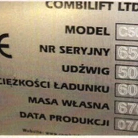 Empilhadeira Multidirecional Combilift C5000 2022 – Nº de Série. 65442 – 1191 h – Triplex 6.8 m – Poznań