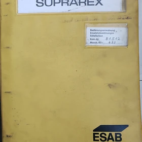 Машина за плазмено рязане ESAB Suprarex 1969 – Маш.-№ 633 – Работна маса 2×6 м – Полша