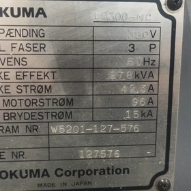 Käytetty Okuma Space Turn LB300-M CNC-sorvi 2006 – Sarjanumero 127576 – Kąty Wrocławskie