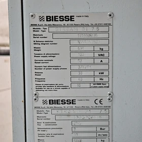 Biesse STREAM B1 7.5 Stroj na olepovanie hrán 2015 – Sériové č. 1000006195 – Vroclav