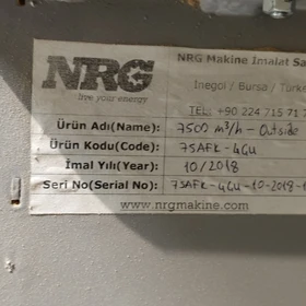 Použitá sada pro odsávání prachu: 3× STOLMAT ST-2, FORMAT St 15, 2× NRG Makine – Polsko