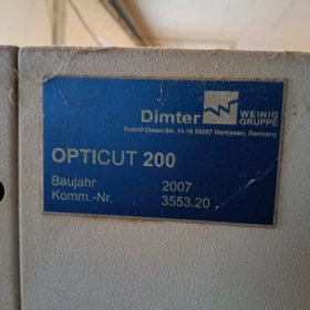 Używana pilarka optymalizująca Dimter OptiCut 200 (Weinig Gruppe) 2007 – 18 kW – Łódź