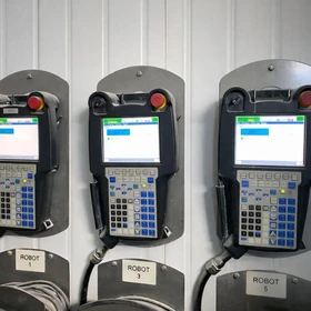 Complete FANUC Bakery Robot Cell M-3iA/6A ×6 – 6 Delta Pick & Place Robots – London, United Kingdom
