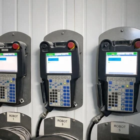 Complete FANUC Bakery Robot Cell M-3iA/6A ×6 – 6 Delta Pick & Place Robots – London, United Kingdom