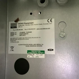 Horno Modular Clásico MONO MK2 – 3 Niveles con Puertas de Vidrio – 2015 – Serie FG257C3SG400 – Londres, Reino Unido