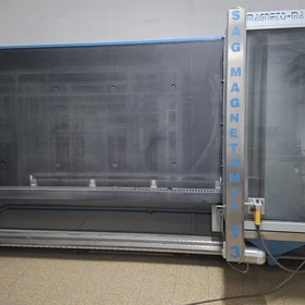S.A.G. MAGNETO-MAT T-3 Automatic Glass Sandblasting Machine – 2006 – Serial 03 095 – Koszalin, Poland