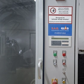 S.A.G. MAGNETO-MAT T-3 Automatic Glass Sandblasting Machine – 2006 – Serial 03 095 – Koszalin, Poland