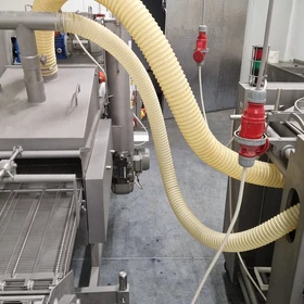 Probudmet Breading Line 2024 – Předpráškovací stroj + Mokré a suché obalování – Jako nové – Poznaň, Polsko