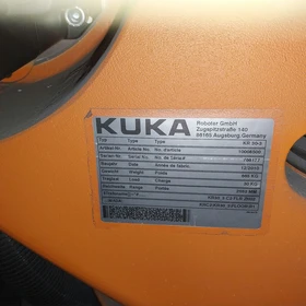 Used KUKA KR 30-3 Industrial Robot with KRC2 Controller 2010 – Serial No. 766177 – Weissenburg