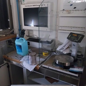 Used BMW Group ColorSystem Paint Mixing Station with Sartorius PMA Precision Scale – Weissenburg