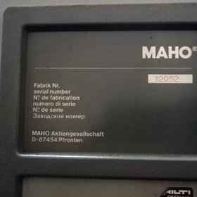 MAQUINA FRESADORA CNC UNIVERSAL DE 5 EJES USADA MAHO MH 1000 E – Nº de serie. 12052 – Opole