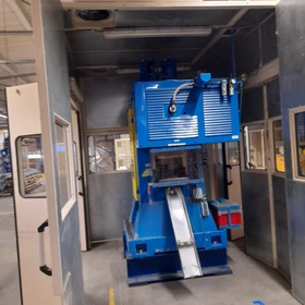 Used Raster HR 60 SL-4S stamping press 60t with decoiler and straightener line - Poland
