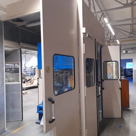 Used Raster HR 60 SL-4S stamping press 60t with decoiler and straightener line - Poland